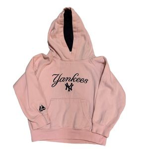 Yankees Majestic girls hooded sweatshirt size 5/6